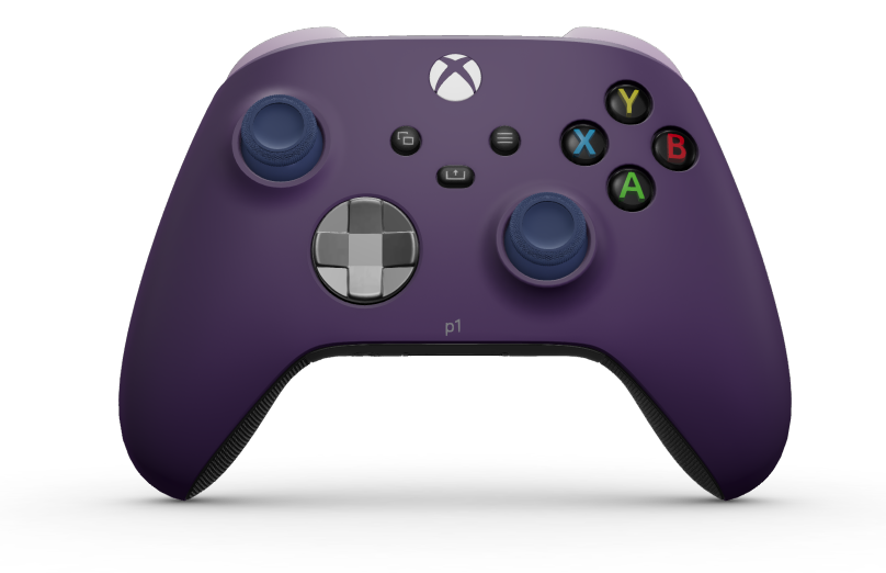 Controller Wireless per Xbox - Body: Astral Purple, D-Pads: Storm Grey (Metallic), Thumbsticks: Midnight Blue