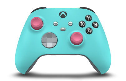 Xbox 無線控制器 - Body: Glacier Blue, D-Pads: Ash Gray, Thumbsticks: Deep Pink