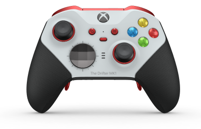 Xbox Elite Wireless Controller Series 2 - Core - Body: Robot White + Rubberised Grips, D-pad: Facet, Storm Grey (Metal), Back: Carbon Black + Rubberised Grips