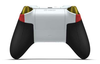 Xbox Wireless Controller - Body: Pulse Red, D-Pads: Lightning Yellow (Metallic), Thumbsticks: Robot White