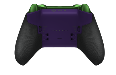 Xbox Elite 無線控制器 Series 2 - Core - Body: Astral Purple + Rubberized Grips, D-pad: Facet, Velocity Green (Metal), Back: Astral Purple + Rubberized Grips