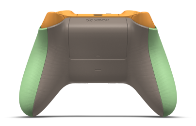 Xbox Wireless Controller - Hoofdtekst: Zachtgroen, D-Pads: Zachtoranje, Duimsticks: Zachtoranje