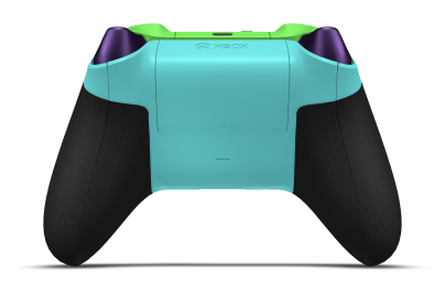 Xbox Wireless Controller - Body: Glacier Blue, D-Pads: Astral Purple (Metallic), Thumbsticks: Velocity Green
