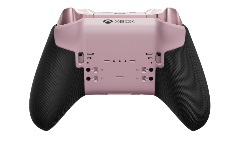 Xbox Elite Wireless Controller Series 2 – Core - Body: Carbon Black + Rubberised Grips, D-pad: Facet, Carbon Black (Metal), Back: Soft Pink + Rubberised Grips