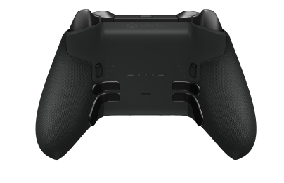 Xbox Elite Wireless Controller Series 2 – Core - Body: Carbon Black + Rubberised Grips, D-pad: Cross, Carbon Black (Metal), Back: Carbon Black + Rubberised Grips