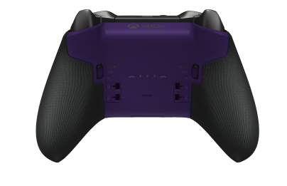 Xbox Elite Wireless Controller Series 2 - Core - Behuizing voorzijde: Astralpaars + rubberen handvatten, D-pad: Facet, Storm Gray (Metal), Behuizing achterzijde: Astralpaars + rubberen handvatten