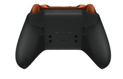 Xbox Elite Wireless Controller Series 2 - Core - Tělo: Robot White + Rubberized Grips, Směrový ovladač: Fazeta, bouřkově šedá (kovová), Zadní strana: Carbon Black + Rubberized Grips