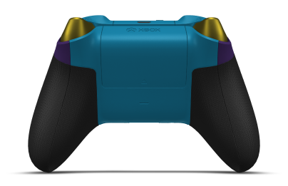 Xbox Wireless Controller - Corps: Astral Purple, BMD: Lightning Yellow (métallique), Joysticks: Mineral Blue