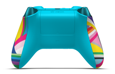 Xbox Wireless Controller - Body: Pride, D-Pads: Dragonfly Blue (Metallic), Thumbsticks: Dragonfly Blue