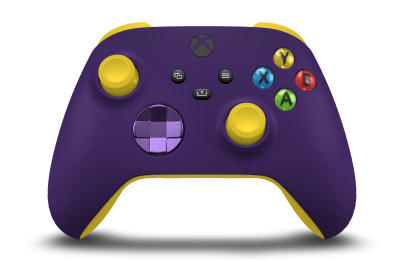Xbox 無線控制器 - Body: Astral Purple, D-Pads: Astral Purple (Metallic), Thumbsticks: Lighting Yellow