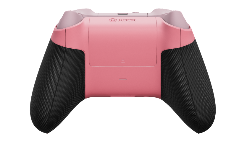Xbox Wireless Controller - Hoofdtekst: Retro-roze, D-Pads: Bliksemgeel, Duimsticks: Libelleblauw