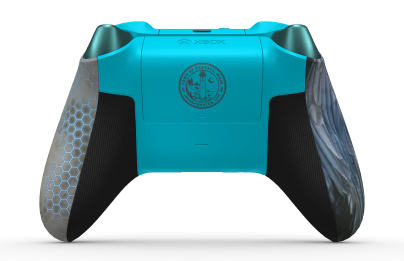 Xbox Wireless Controller – Redfall Limited Edition - Corps: Jacob Boyer, BMD: Glacier Blue (métallique), Joysticks: Dragonfly Blue