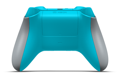 Xbox Wireless Controller - Framsida: Askgrå, Styrknappar: Dragonfly Blue, Styrspakar: Dragonfly Blue