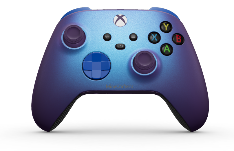 Xbox Wireless Controller - Body: Stellar Shift, D-Pads: Shock Blue, Thumbsticks: Astral Purple