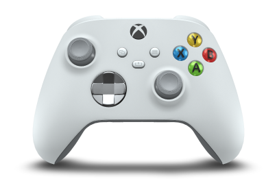 Xbox Wireless Controller - Body: Robot White, D-Pads: Ash Grey (Metallic), Thumbsticks: Ash Grey