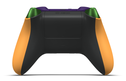 Xbox 無線控制器 - Body: Soft Orange, D-Pads: Velocity Green (Metallic), Thumbsticks: Astral Purple