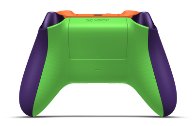 Xbox 무선 컨트롤러 - Body: Astral Purple, D-Pads: Zest Orange (Metallic), Thumbsticks: Velocity Green