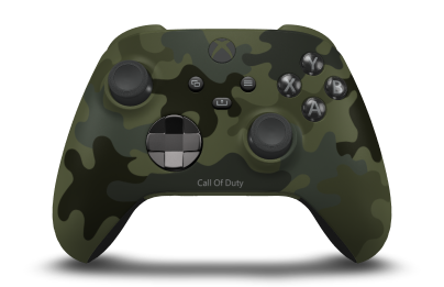 Controller Wireless per Xbox - Body: Forest Camo, D-Pads: Carbon Black (Metallic), Thumbsticks: Carbon Black