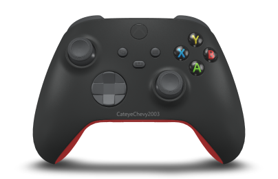 Xbox Wireless Controller - Body: Carbon Black, D-Pads: Storm Grey, Thumbsticks: Storm Grey