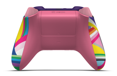 Xbox 무선 컨트롤러 - Body: Pride, D-Pads: Deep Pink, Thumbsticks: Pulse Red