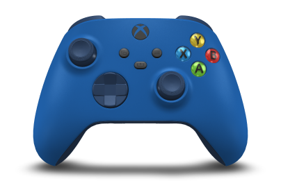 Xbox Wireless Controller - Framsida: Chockblå, Styrknappar: Midnattsblå, Styrspakar: Midnattsblå