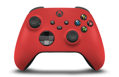 Controller Wireless per Xbox - Body: Pulse Red, D-Pads: Carbon Black (Metallic), Thumbsticks: Carbon Black