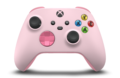 Xbox Wireless Controller - Body: Soft Pink, D-Pads: Deep Pink, Thumbsticks: Carbon Black