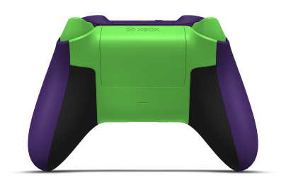 Manette avec corps Astral Purple, BMD Velocity Green et joysticks Velocity Green - Vue arrière