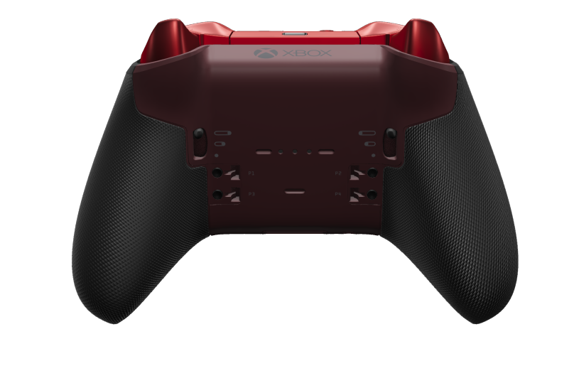 Xbox Elite Wireless Controller Series 2 - Core - Body: Garnet Red + Rubberized Grips, D-pad: Faceted, Pulse Red (Metal), Back: Garnet Red + Rubberized Grips