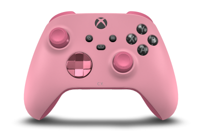 Xbox Wireless Controller - Body: Retro Pink, D-Pads: Retro Pink (Metallic), Thumbsticks: Deep Pink