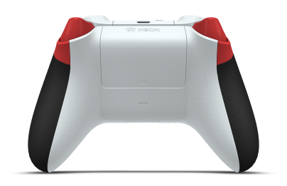 Xbox Wireless Controller - Corpo: Vermelho Forte, Botões Direcionais: Prata, Manípulos Analógicos: Branco Robot