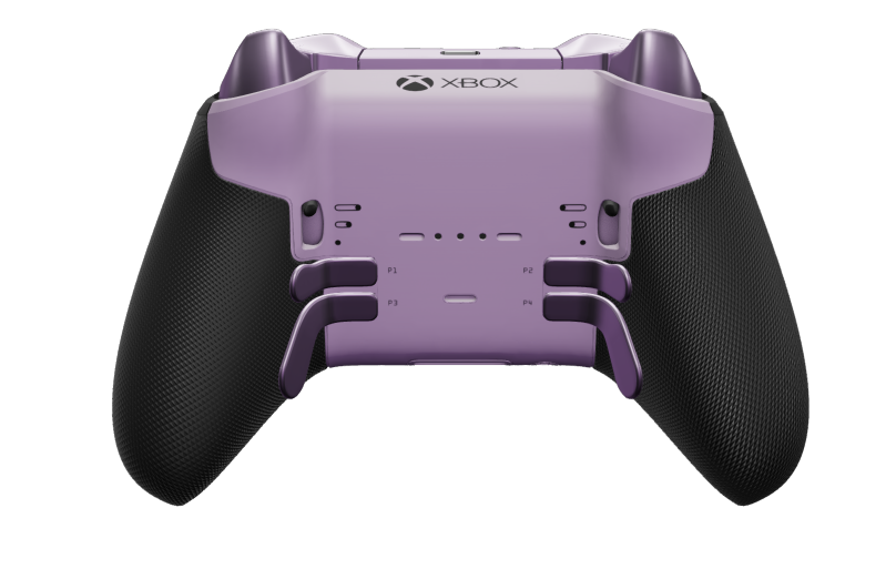 Xbox Elite Wireless Controller Series 2 - Core - Corps: Soft Purple + poignées caoutchoutées, BMD: À facettes, Soft Purple (métal), Arrière: Soft Purple + poignées caoutchoutées