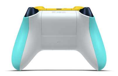 Xbox Wireless Controller - Cuerpo: Azul glaciar, Crucetas: Rojo radiante, Palancas de mando: Verde veloz