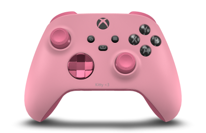Xbox Wireless Controller - Hoveddel: Retropink, D-blokke: Dyb pink (metallisk), Thumbsticks: Dyb pink