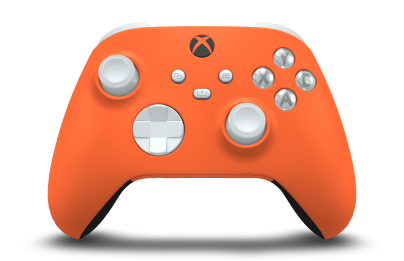 Xbox Wireless Controller - Corps: Zest Orange, BMD: Robot White, Joysticks: Robot White