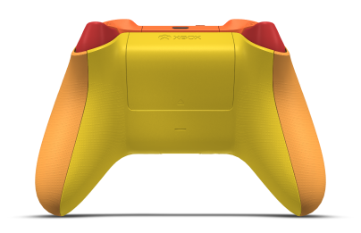 Xbox Wireless Controller - Corpo: Laranja suave, Botões Direcionais: Amarelo relâmpago, Manípulos Analógicos: Laranja Vibrante