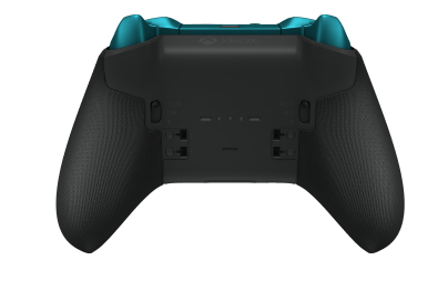 Xbox Elite Wireless Controller Series 2 – Core - Body: Carbon Black + Rubberized Grips, D-pad: Facet, Soft Orange (Metal), Back: Carbon Black + Rubberized Grips