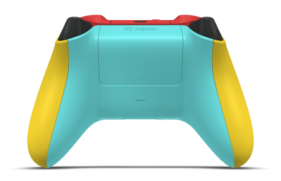 Manette sans fil Xbox - Body: Lighting Yellow, D-Pads: Glacier Blue, Thumbsticks: Pulse Red