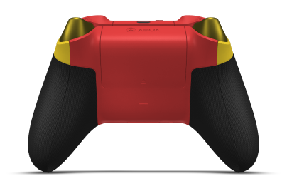 Xbox Wireless Controller - Korpus: Piorunujący żółty, Pady kierunkowe: Oxide Red (Metallic), Drążki: Pulsująca czerwień