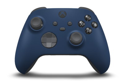 Xbox Wireless Controller - Body: Midnight Blue, D-Pads: Storm Grey, Thumbsticks: Storm Grey