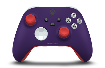 Xbox Wireless Controller - Corps: Astral Purple, BMD: Robot White, Joysticks: Pulse Red