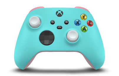 Xbox Wireless Controller - Body: Glacier Blue, D-Pads: Carbon Black, Thumbsticks: Robot White