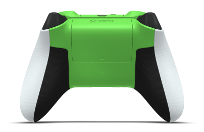Xbox Wireless Controller - Corpo: Branco Robot, Botões Direcionais: Preto Carbono, Manípulos Analógicos: Verde Veloz