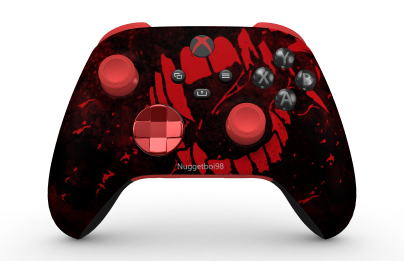 Xbox Wireless Controller – Redfall Limited Edition - Body: Bite Back, D-Pads: Pulse Red (Metallic), Thumbsticks: Pulse Red