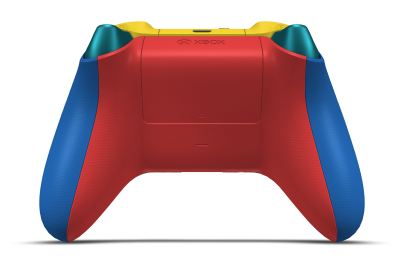 Xbox Wireless Controller - Cuerpo: Azul brillante, Crucetas: Azul fotón (metálico), Palancas de mando: Naranja intenso