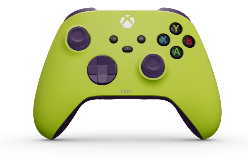Xbox Wireless Controller - Tělo: Elektricky voltová, Řídicí kříže: Astrální purpurová, Palcové ovladače: Astrální purpurová