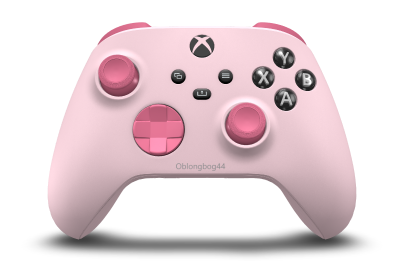 Xbox Wireless Controller - Body: Soft Pink, D-Pads: Deep Pink, Thumbsticks: Deep Pink