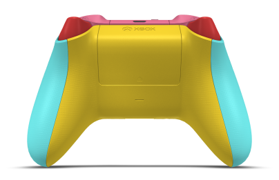 Xbox ワイヤレス コントローラー - Body: Glacier Blue, D-Pads: Retro Pink, Thumbsticks: Zest Orange