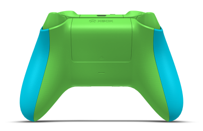 Xbox trådlös handkontroll - Brödtext: Dragonfly Blue, Styrknappar: Mineralblå, Styrspakar: Mineralblå