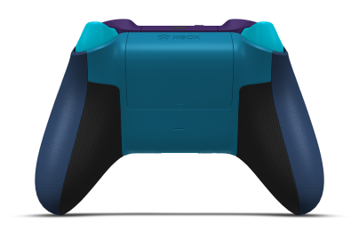 Xbox Wireless Controller - Hoofdtekst: Middernachtblauw, D-Pads: Astralpaars, Duimsticks: Shockblauw